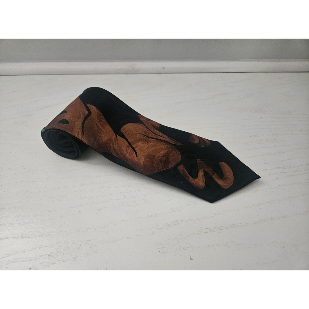 Vintage Scooby‎ Doo Where Are You? Black Neck Tie 1998 Cartoon Network